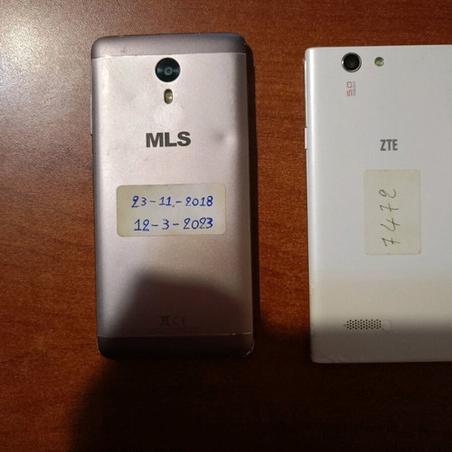 MLS and ZTE Blade 2 smartphones for spare parts, pack of 2