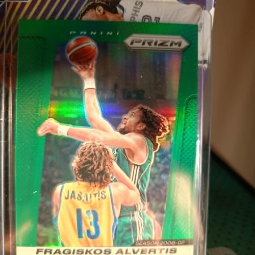 Fragiskos Alvertis Green Prizm Panathinaikos Card New