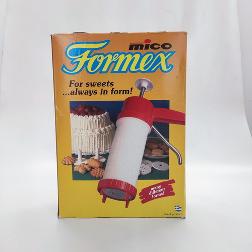 Formex Cookie Machine new, Greek made with 15 designs