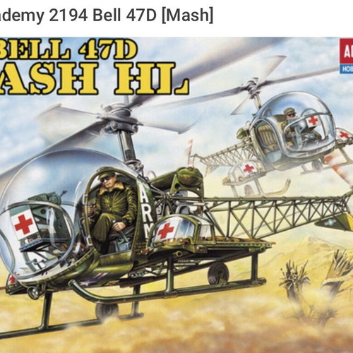 Academy Bell 47D MASH HL 1/35 model kit new