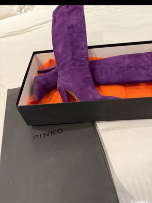 Pinko Μπότες Καινούργιες Μωβ Μέγεθος 38