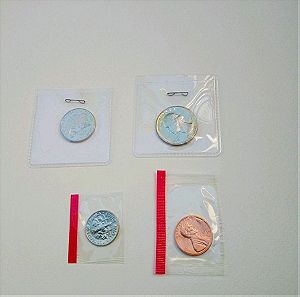 4 νομίσματα Αμερικής