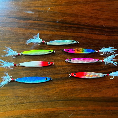 Fishing lures 40 grams new rigged for fishing