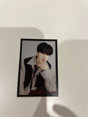 Stray Kids Changbin original photocard from Japanese Smart magazine October 2022