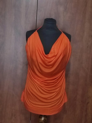 Μπλούζα Luxury Who's Who Milano πορτοκαλί καινούργια με ετικέτα