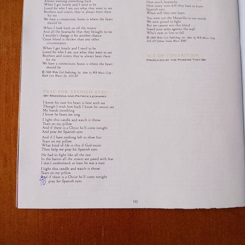 Madonna Like A Prayer CD used with booklet and notes