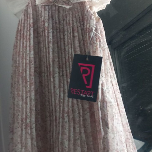 Floral pleated dress for toddler, new