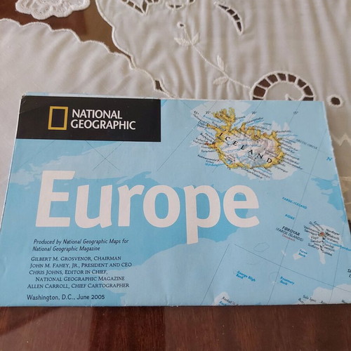Europe map used from 2005