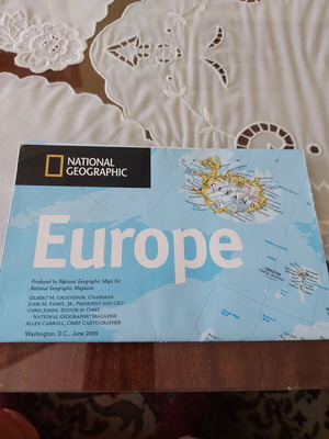 Europe map used from 2005