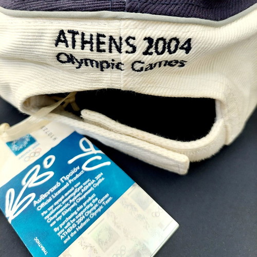 Athens 2004 Olympic Games collectible jockey cap, new with tag
