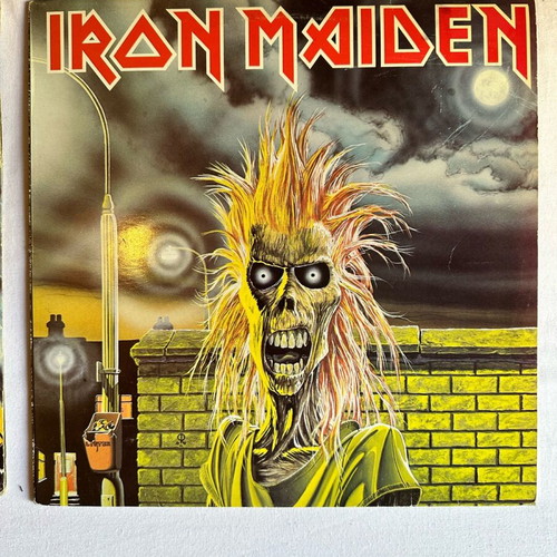 Iron Maiden vinyl record pack of two first Greek pressings
