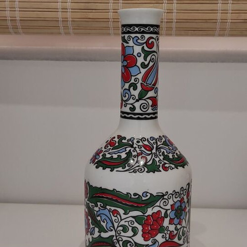 Metaxa collectible bottle like new, porcelain, large size