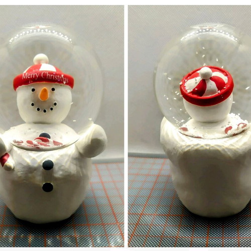 Hallmark snowman snowglobe like new