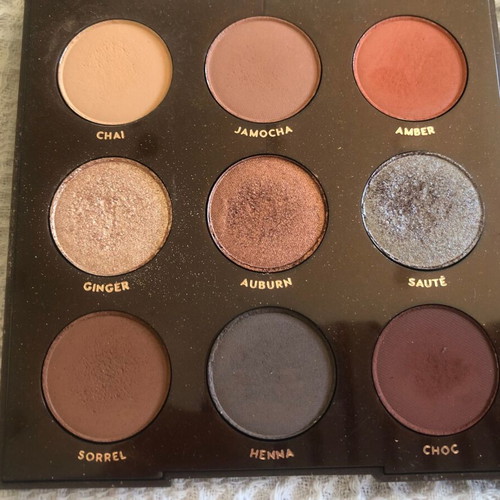 Colourpop Brown Sugar Palette with 9 Earthy Tones like new
