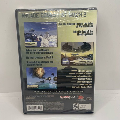 Rebel Raiders Operation Nighthawk PS2 NTSC new