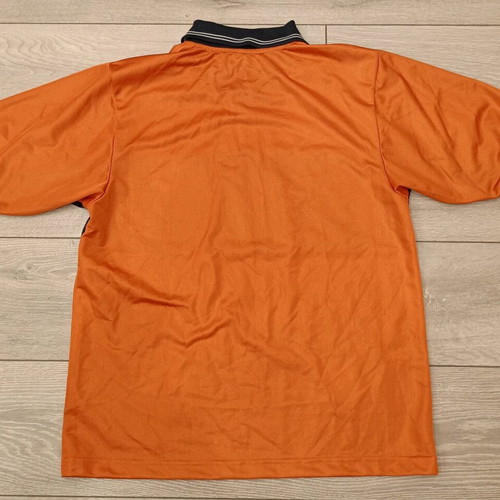 Nike Polo T-shirt used, orange and blue, size M