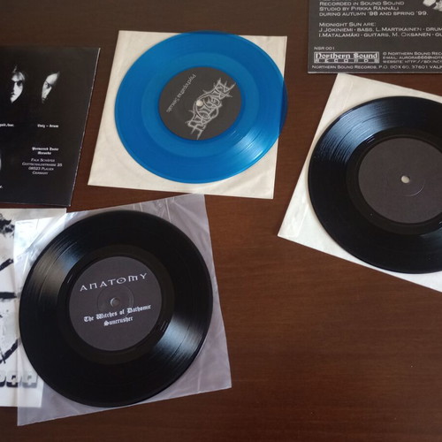 Purgatory Midnight Sun Anatomy Long Voyage Back 7" EPs used, metal