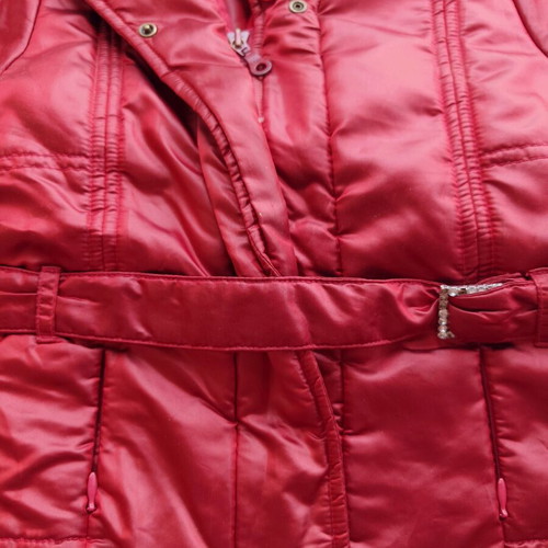 Lapin House red iridescent jacket for 2-year-old girl like new
