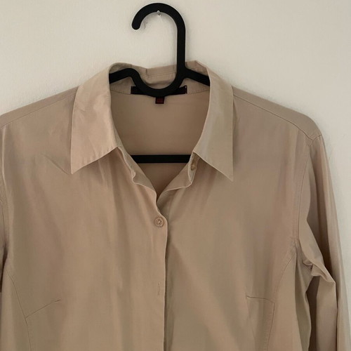 Zara beige shirt like new, size S