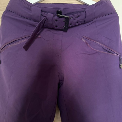 Women's ski pants like new, purple, size 34