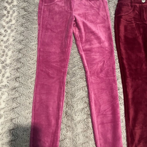 Benetton corduroy leggings pack of 2, like new, pink and purple