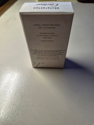 Cartier Declaration Eau de Cologne new, 12.5 ml