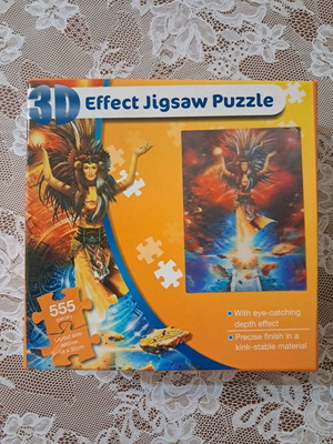 3D Puzzle New 555 Pieces With Depth Effect 48×35 cm