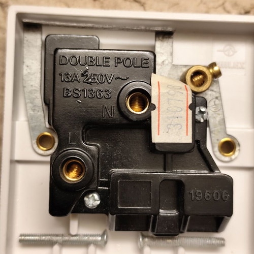 SVG single flush sockets white new, set of 6 pieces