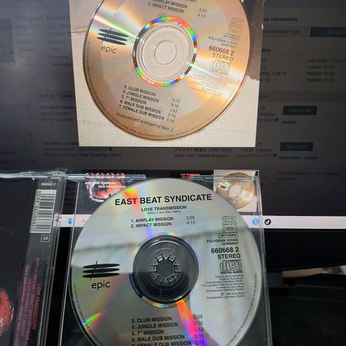 East Beat Syndicate Love Transmission CD like new, electronic