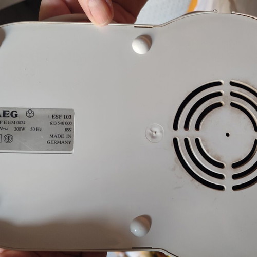 Αποχυμωτής AEG ESF 103 vintage μεταχειρισμένος, λευκός
