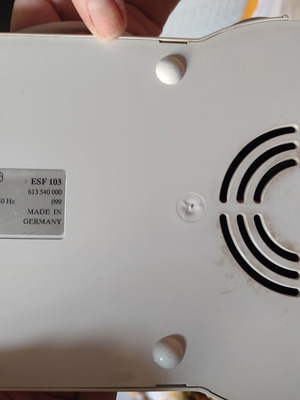 Αποχυμωτής AEG ESF 103 vintage μεταχειρισμένος, λευκός