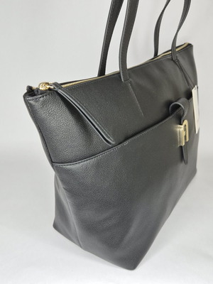Furla Miasofia L Tote Bag new, black leather