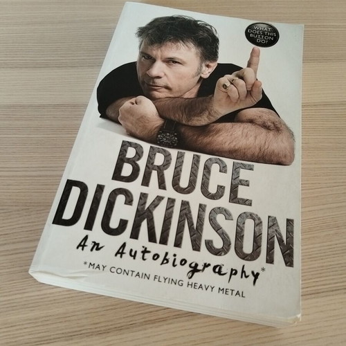 Bruce Dickinson What Does This Button Do? Autobiography like new, English