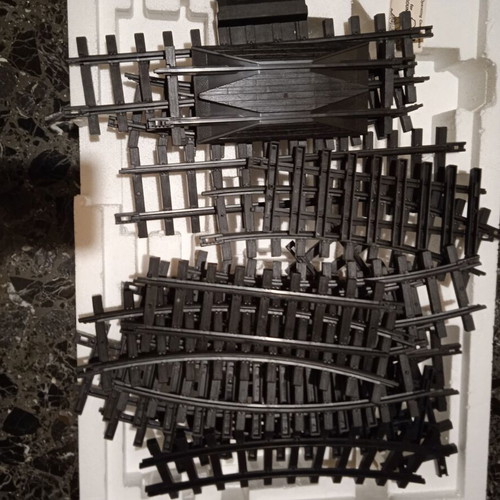 Train tracks like new 18 large pieces by New Bright