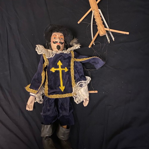Marionette from Prague used with broken stick