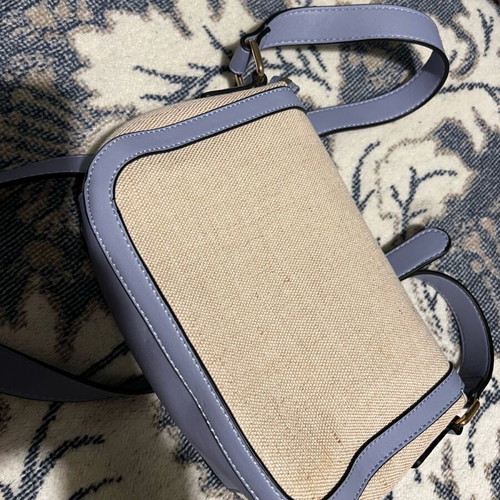 Carpisa crossbody bag like new, beige and purple