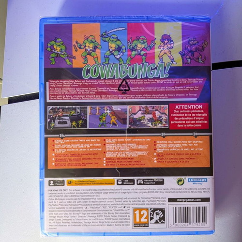 PS5 Teenage Mutant Ninja Turtles Shredder's Revenge game