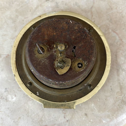 Vintage German alarm clock 1950 used, broken glass