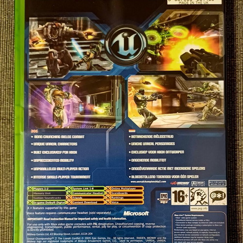 Unreal Championship 2 The Liandri Conflict Xbox used, complete