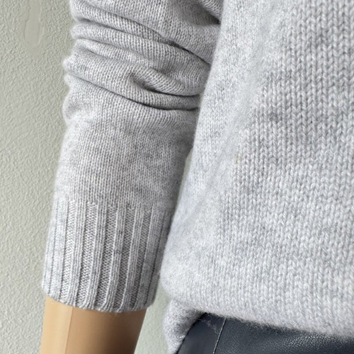 COS cashmere knitted sweater size S new, light grey