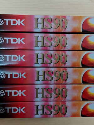 TDK HS90 cassettes new pack of 30