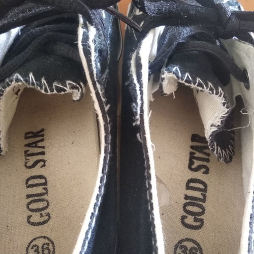Goldstar sneakers used, black, size 36