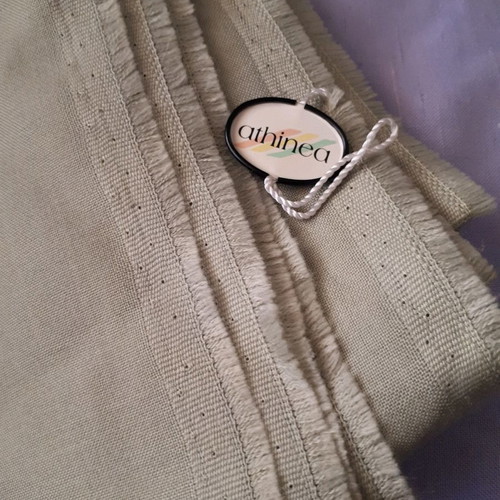 Fabric piece pistachio new, linen type, 1.5x2.5 meters