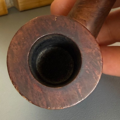 Dr Grabow Hillcrest Tobacco Pipe used, vintage bent briar with White Spade