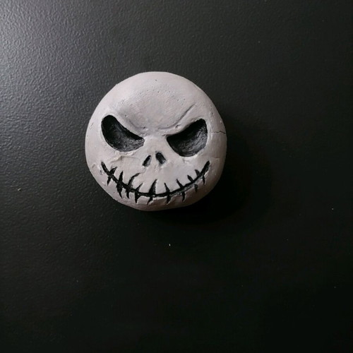 Jack Skellington magnets handmade, new, gypsum with acrylics