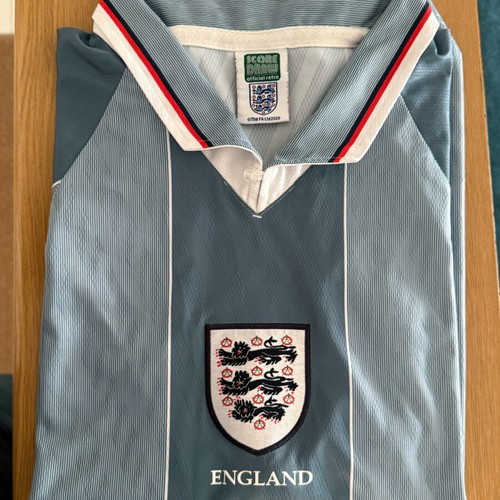 England Retro Score Draw Jersey new, official FA product