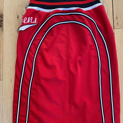 Pinko midi skirt like new, red lace trim