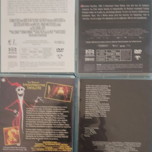 The Nightmare Before Christmas, Taxi Driver, The Lives of Others, The Shawshank Redemption DVD like new with subtitles