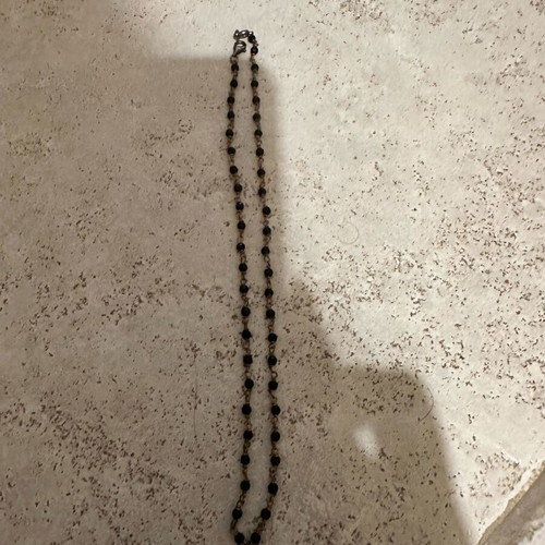 Short necklace Anna - Maria Mazaraki like new, black and gold