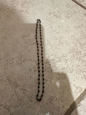 Short necklace Anna - Maria Mazaraki like new, black and gold